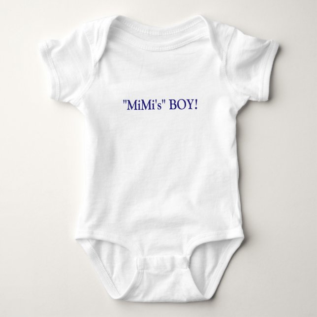 O MENINO da Mi! Baby T-Shirt (Frente)