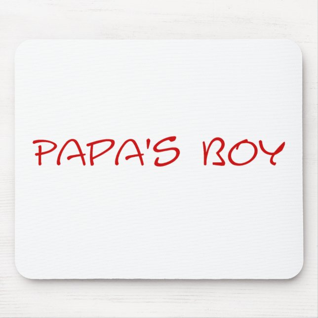O menino Mousepad da papá (Frente)