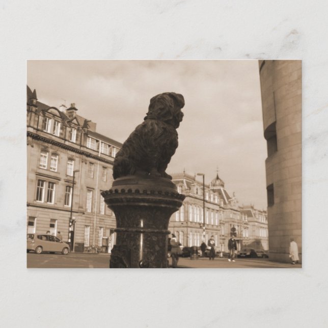 O Mestre, onde está você? Cartão Postal (Frente)