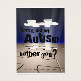 O meu autismo incomodou-o?