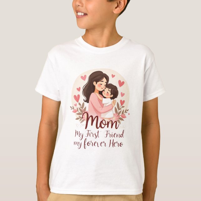 O Meu Herói para sempre | Design de Camisa do Dia  (Frente)