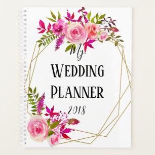 O meu organizador de casamento Crystal rosa