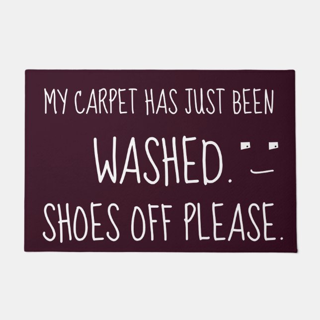 O MEU TAPETE ACABOU DE SER LAVADO DE CALÇADOS DIVE (Frente)