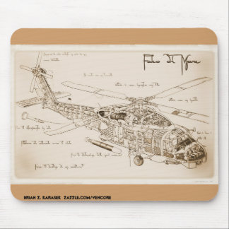 O MH-60 Seahawk Mousepad de da Vinci