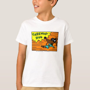 O Midge "TAEKWON-DOG" caçoa o t-shirt básico