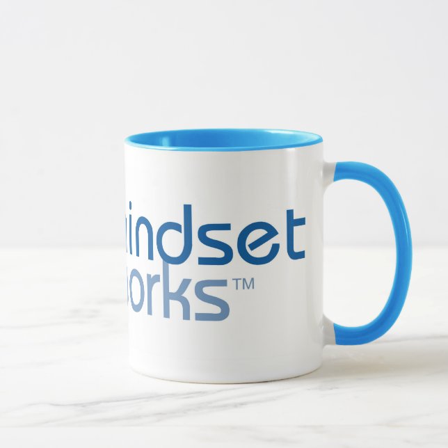 O Mindset trabalha a caneca de café (Direita)