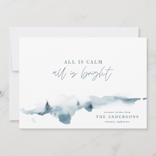 O mínimo moderno é feriado de Natal tranquilo (Frente)