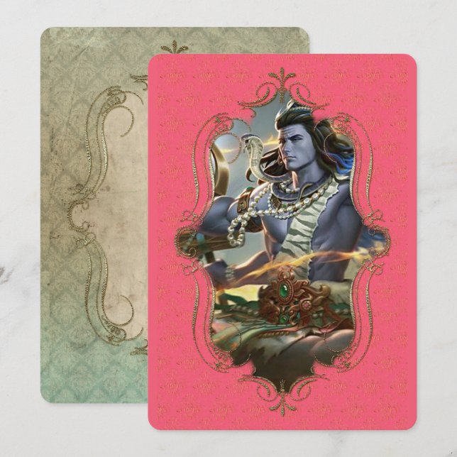 O Místico Da Índia 39 - Cartão Saudável (Frente/Verso)