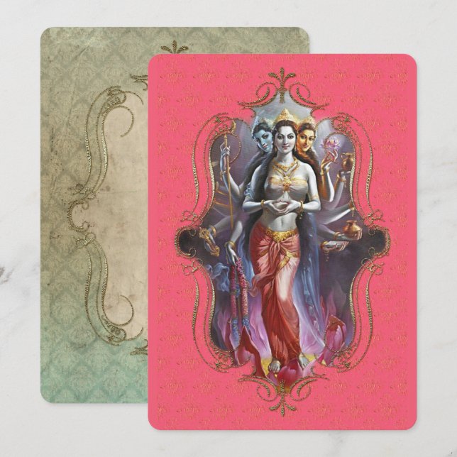 O Místico Da Índia 53 - Cartão Saudável (Frente/Verso)