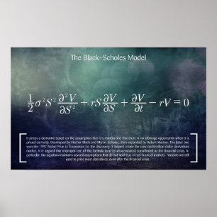 O modelo Preto-Scholes - poster da matemática