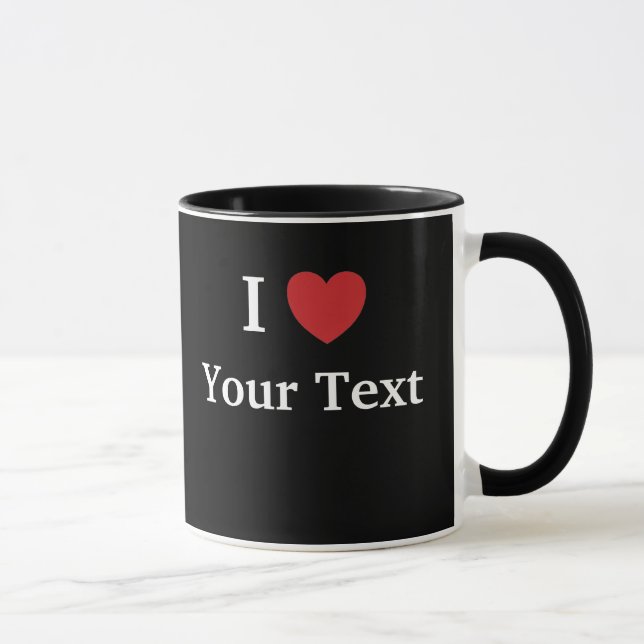 O modelo que eu me amo/amo- caneca - preto - (Direita)