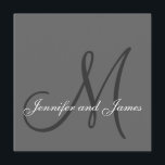 O monograma elegante dos convites do casamento<br><div class="desc">Design elegante do convite do casamento do monograma por Elke Clarke ©2008. Personalize com seus monograma, nomes e cores do casamento. Adicione toda sua informação do casamento na parte de trás do cartão usando alertas fáceis de usar do menu de Zazzle. Nenhum cartão de RSVP exigido. Vem com o envelope...</div>