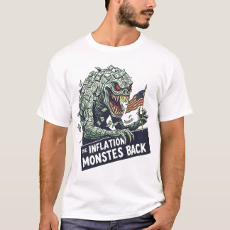 "O Monstro da Inflação Voltou" Camiseta Econômica 