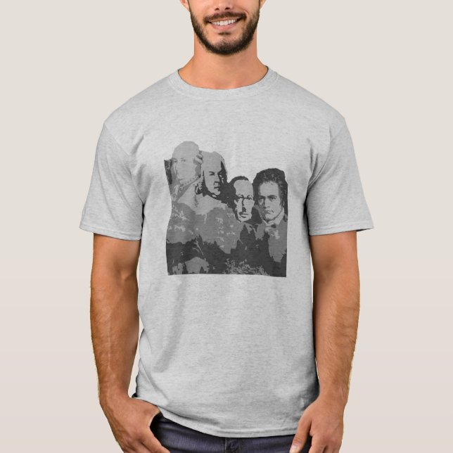 O Monte Rushmore do t-shirt dos compositores (Frente)