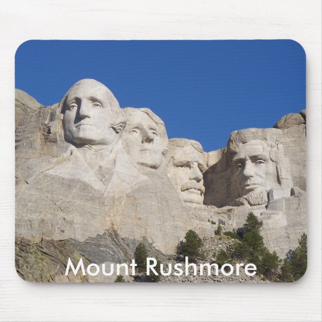O Monte Rushmore Mousepad (Frente)