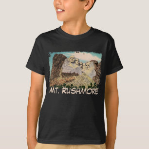 O Monte Rushmore pintou a camisa do miúdo