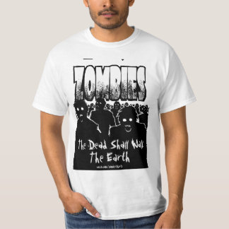 O morto andará a camisa do zombi da terra