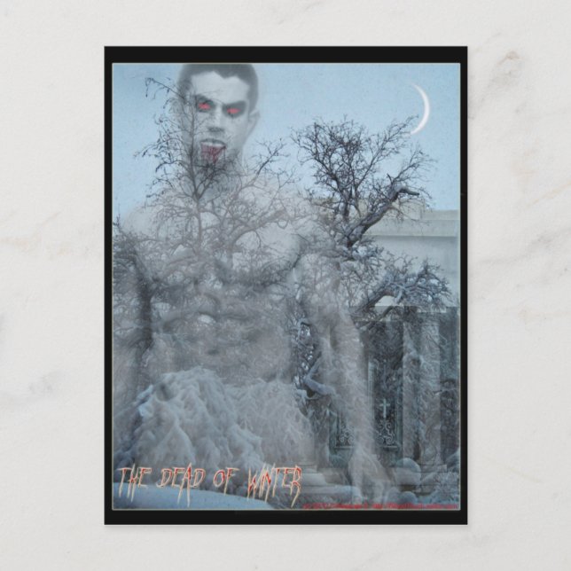 O morto do cartão postal de inverno (Frente)