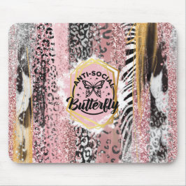 O Mousepad Anti-Social Butterfly