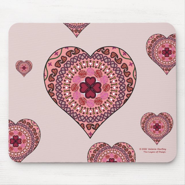 O Mousepad das Camadas do Coração (Frente)