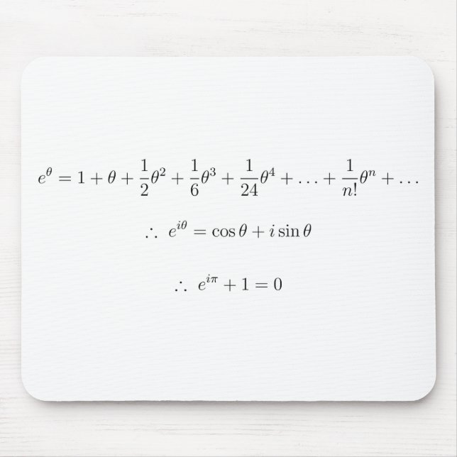 O mousepad de Euler (Frente)