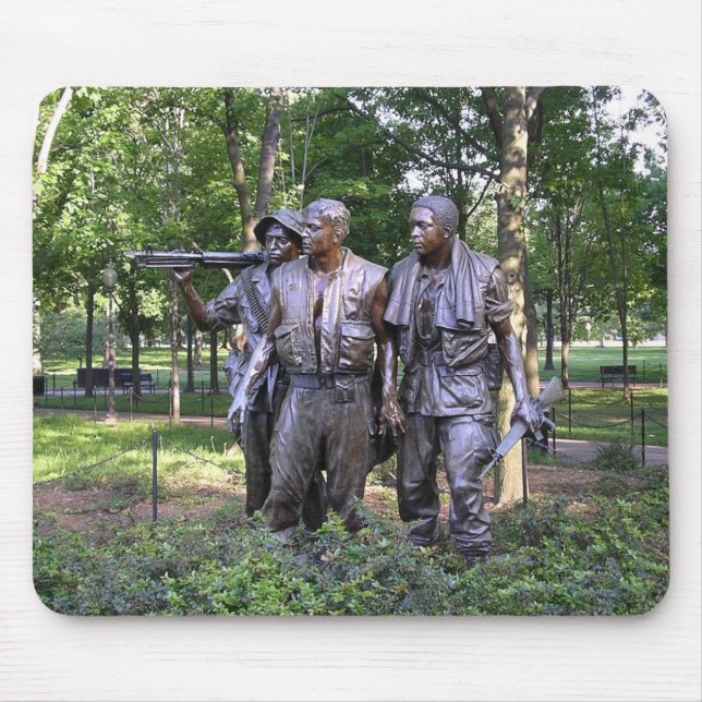 O mousepad de três soldados (Frente)