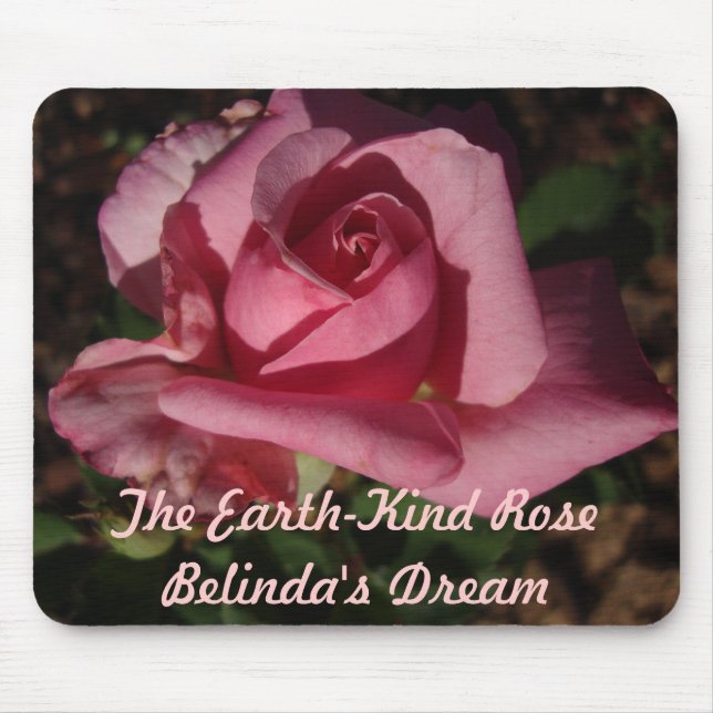 O Mousepad ideal da Belinda cor-de-rosa (Frente)