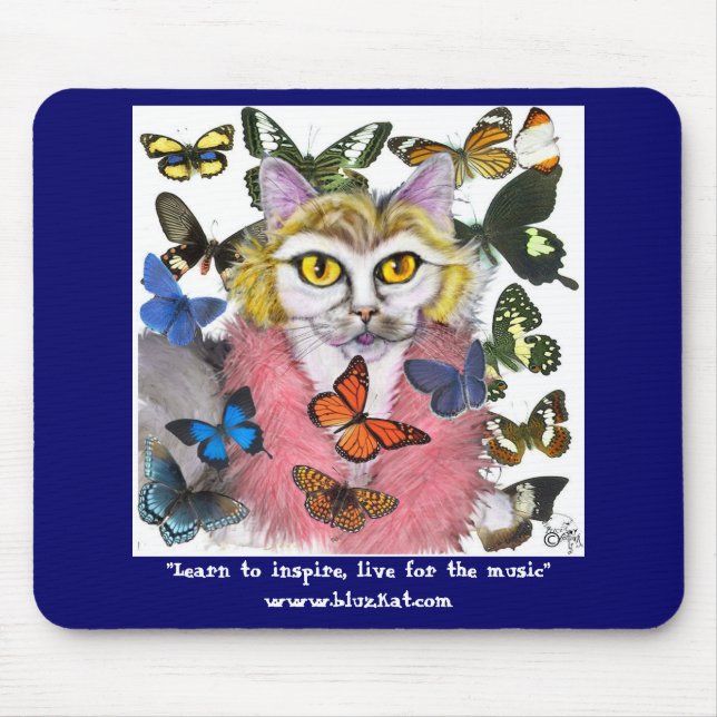O Mousepad inspirado de Purrrle da avó (Frente)