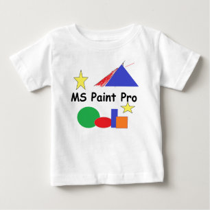 O MS pinta a Pro camiseta da criança
