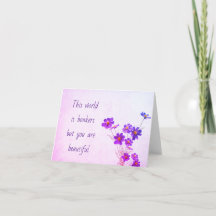 O Mundo É Bonkers, Mas Você É Um Belo Cartão