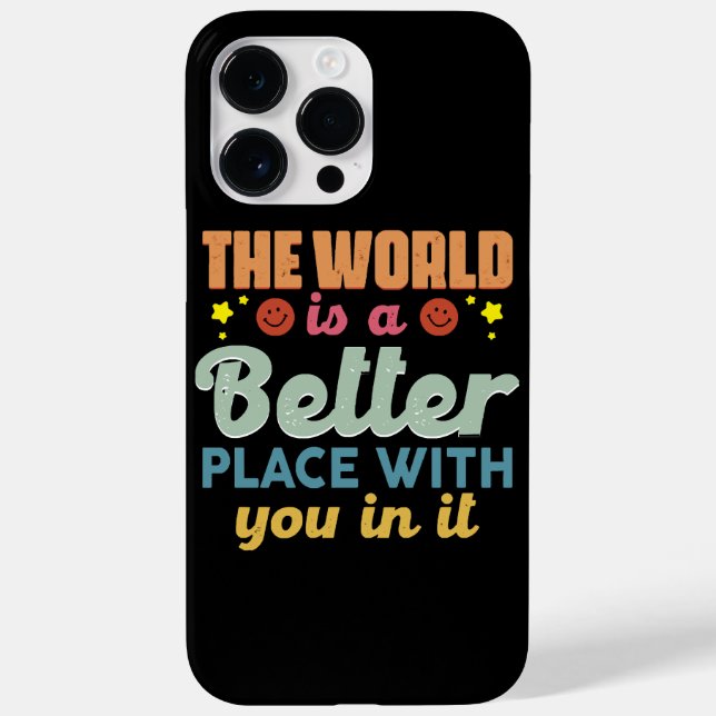 O Mundo É Um Lugar Melhor Com Você Nele (Verso)
