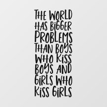 O mundo tem problemas maiores