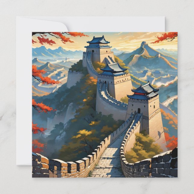 o muro de excelente da placa de arte china (Frente)