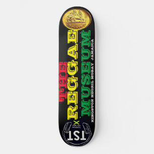 O MUSEU DO REGGAE 8 1/2" Deck de Skateboard