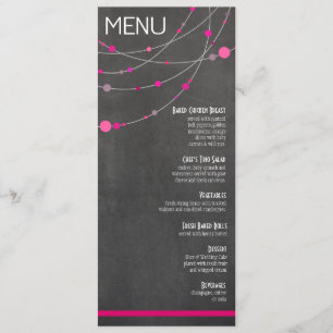 O na moda encalha o fuschia do quadro do menu