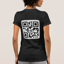 O Na moda QR Code T-Shirt