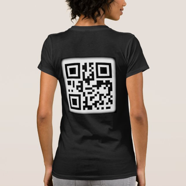 O Na moda QR Code T-Shirt (Verso)