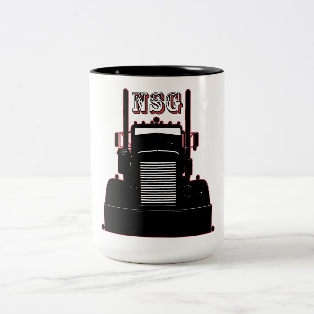 O nariz da agulha de Peterbilt edita a caneca #3 (Centro)