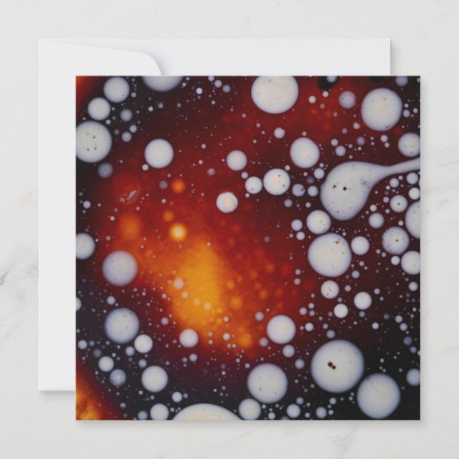 O nascimento das estrelas num líquido de Abstrato (Frente)