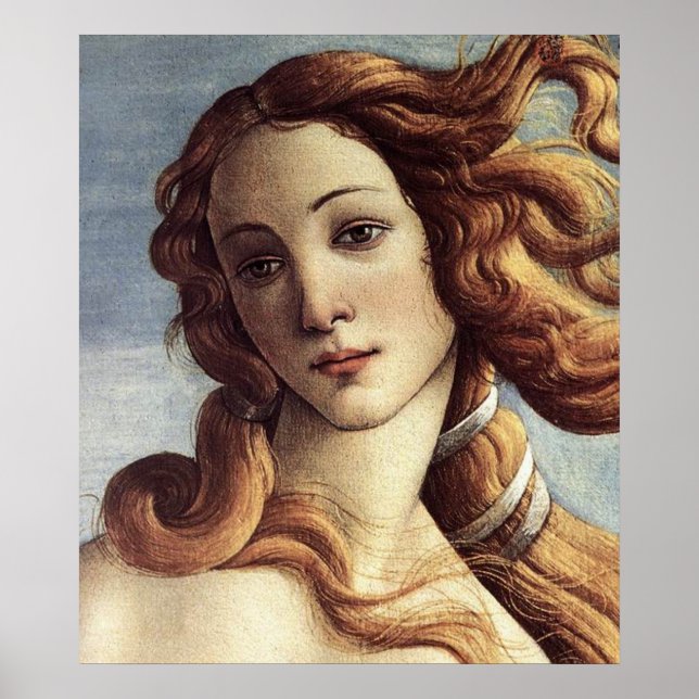 O Nascimento de Vênus (detalhe) Poster (Frente)