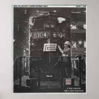 O Nascimento do Poster da Penn Central Railroad
