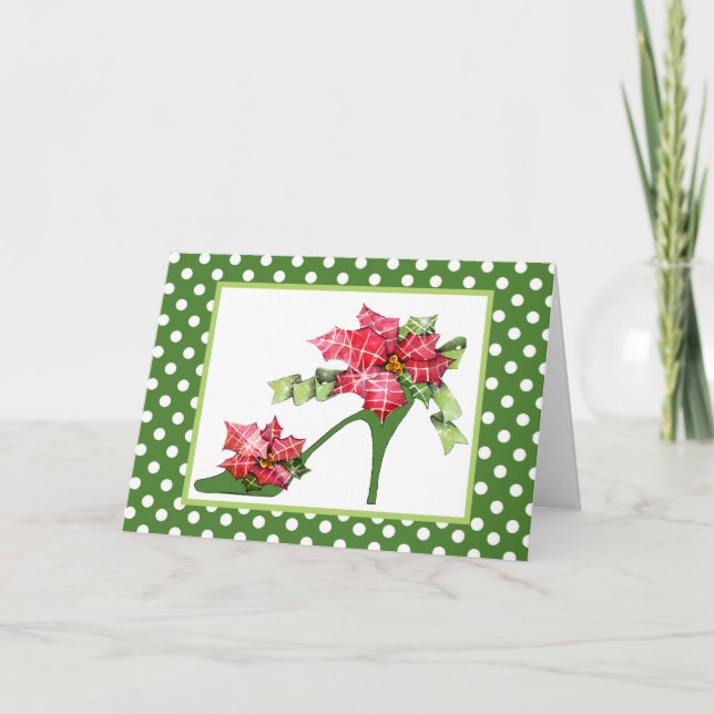 O Natal calça o cartão (Frente)