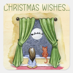 o Natal deseja autocolantes