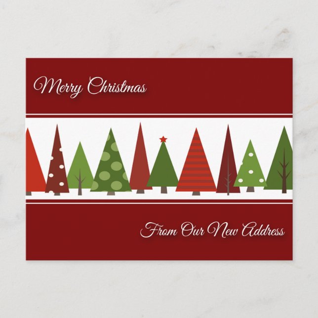 O Natal Do Nosso Novo Cartão De Endereço (Frente)