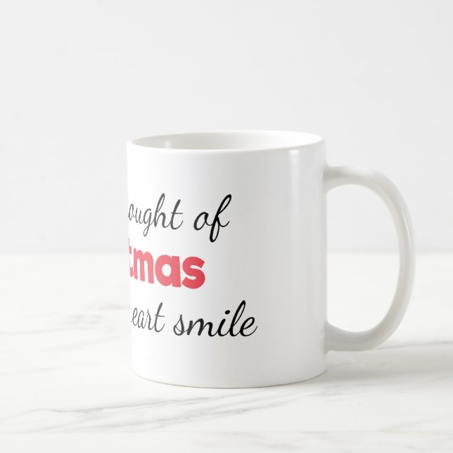 O Natal faz minha caneca do sorriso do coração (Direita)