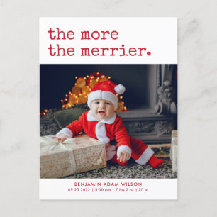 O Natal Mais Divertido Anúncio de Nascimento 