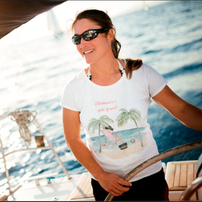 O Natal na Praia Ainda é Camisa de Natal (Criador carregado)