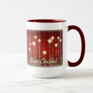 O Natal Stars a caneca da campainha do Feliz Natal