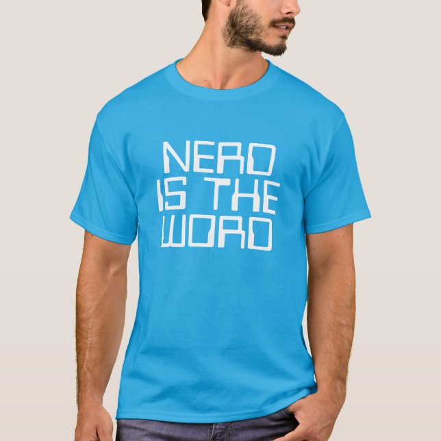 O nerd é a camisa da palavra (Frente)
