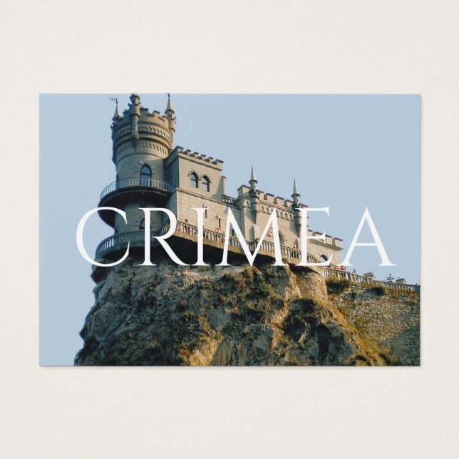 O ninho de Castle Swallow na Crimeia (Frente)